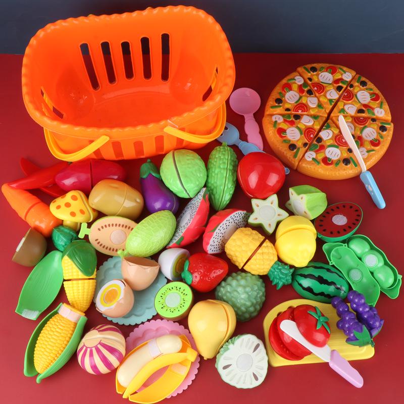 Cross-Border Kids' Pretend Play Fruit & Veggie Cutting Toy for Early Education