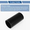 1 Pcs 60mm 236" ID 127mm 5" Length 0 Degrees Black Car Silicone Hose