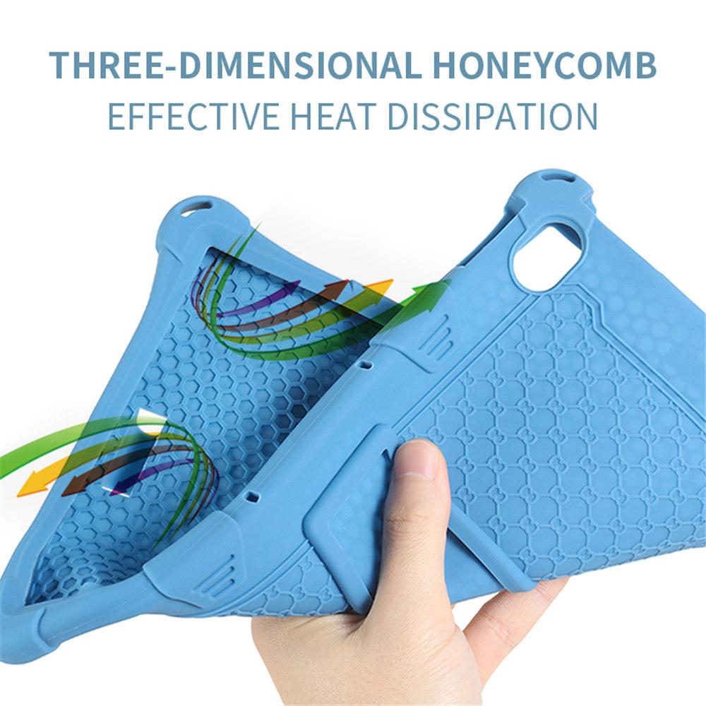 Soft Silicone Stand Case For Lenovo Tab M10 3rd Gen 10.1 inch TB-328FU 328XU Tablet Kids Cover+Strap and Pen