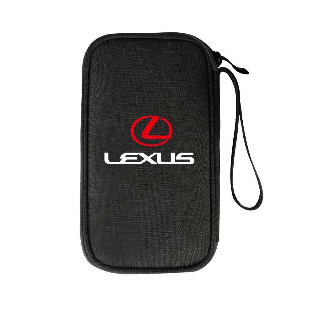 1Pcs Car Portable Men Women Travel Storage Bag Key Wallet Organizer For Lexus IS IS250 IS250C IS300 IS300C IS350 IS350C F SPORT