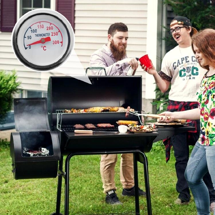 Metal Grill Meat Thermometer Dual Dial Temperature Gauge Gage for BBQ Cooking