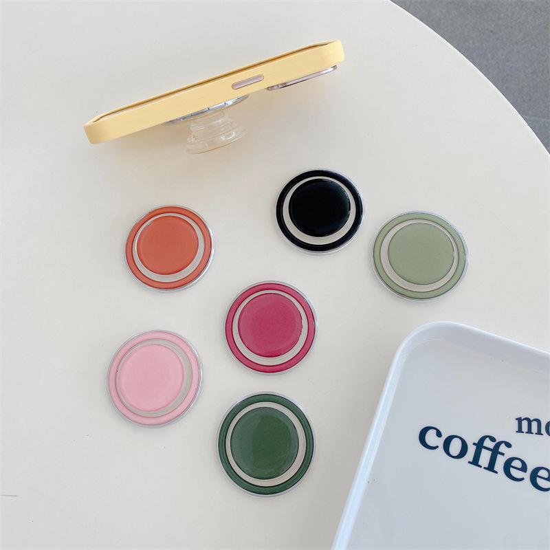 Transparenter magnetischer Airbag-Telefonständer Macaron mit druckbarem Logo