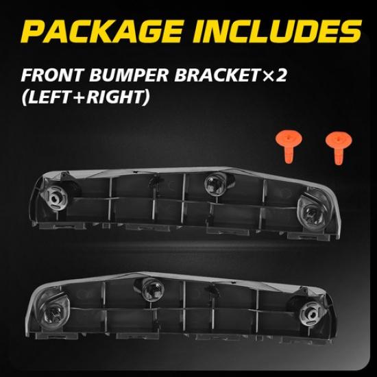 2Pcs Front Bumper Bracket Retainer support 5211547050 For 2016- Toyota Prius