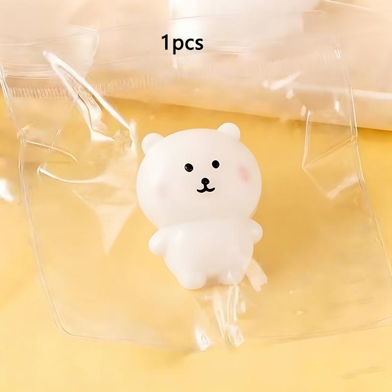 1/3/5pcs Self deprecating Bear Pinch Fun Bear Toy Pinch Cute Expression Stress Relieving Toy Little Nose Children s Prize gift