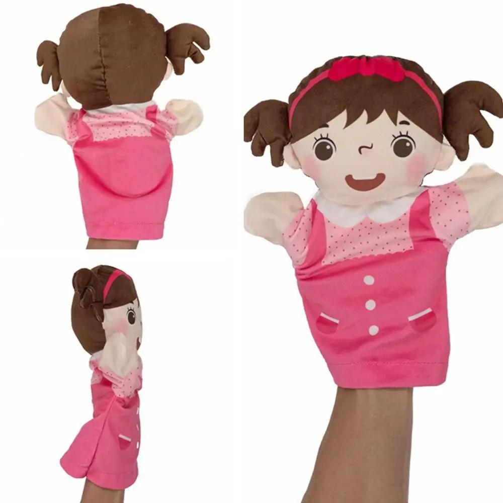 Family Hand Puppet Grandparents Parents Son Daughter Doll Plush Gloves Parent-child Interaction Story Telling Hand Puppets