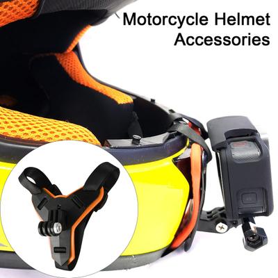 Držák akční kamery Instalace na bradu helmy Nastavitelný Snadný držák Popruh na bradu motocyklu