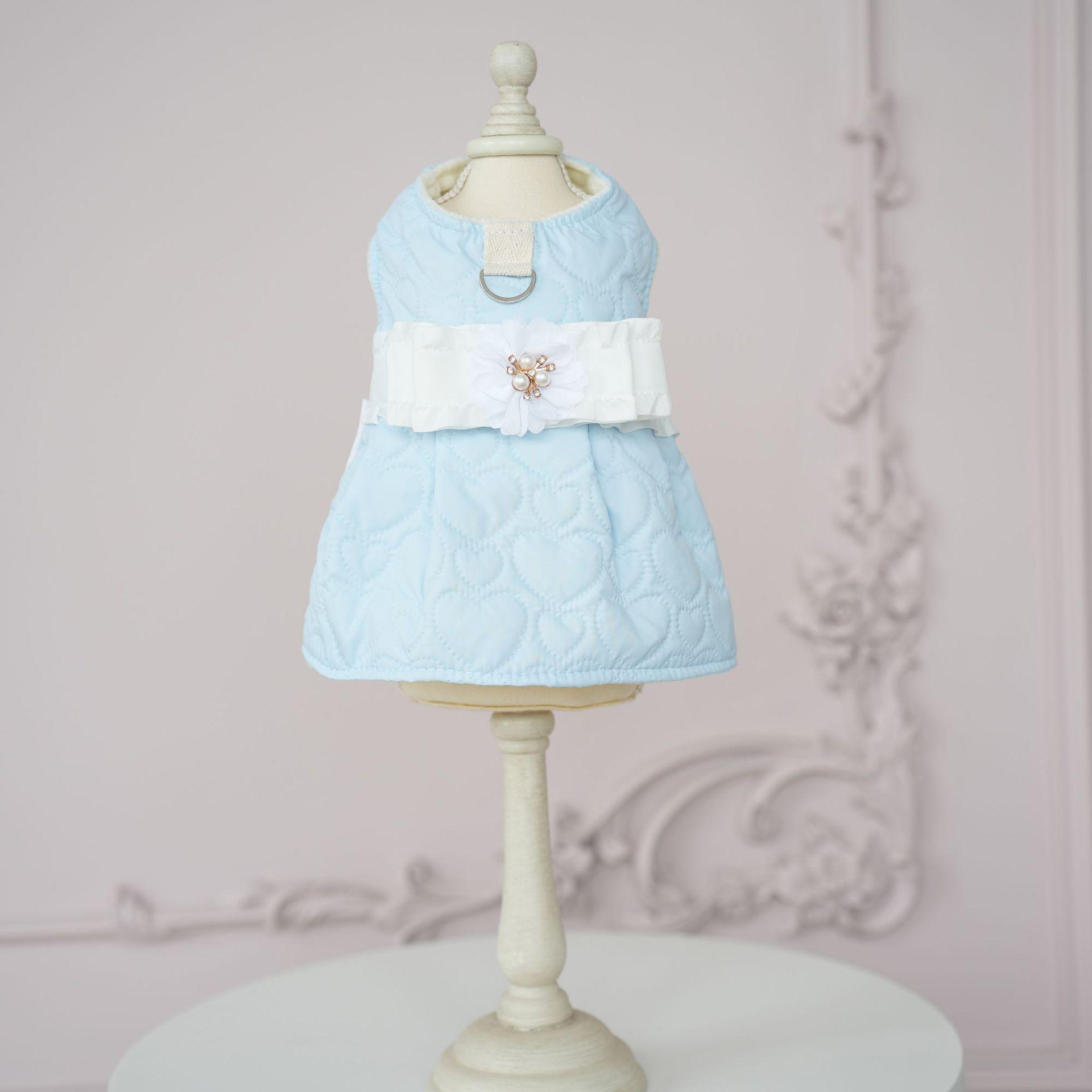 

Autumn and Winter Pet Dress New Pet Dog Clothes Comfortable Warm Clothes Puppy Dog Dresses for Small Dogs XL