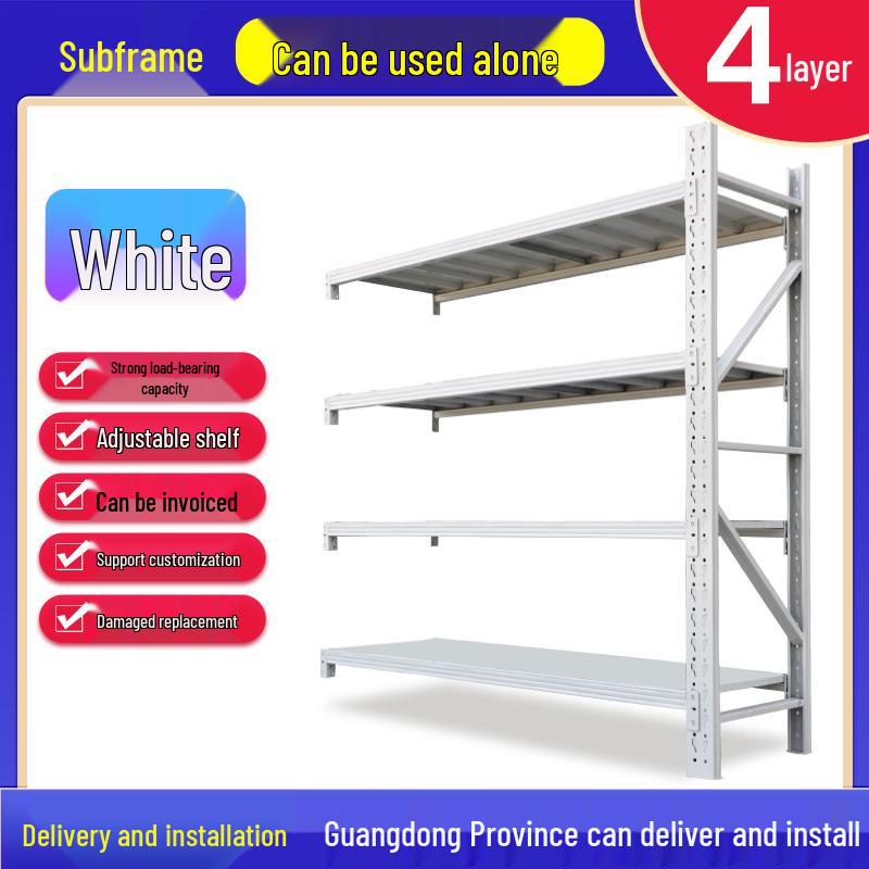 Four-Layer Multi-Use Storage Shelves for Warehouses and Express Stations