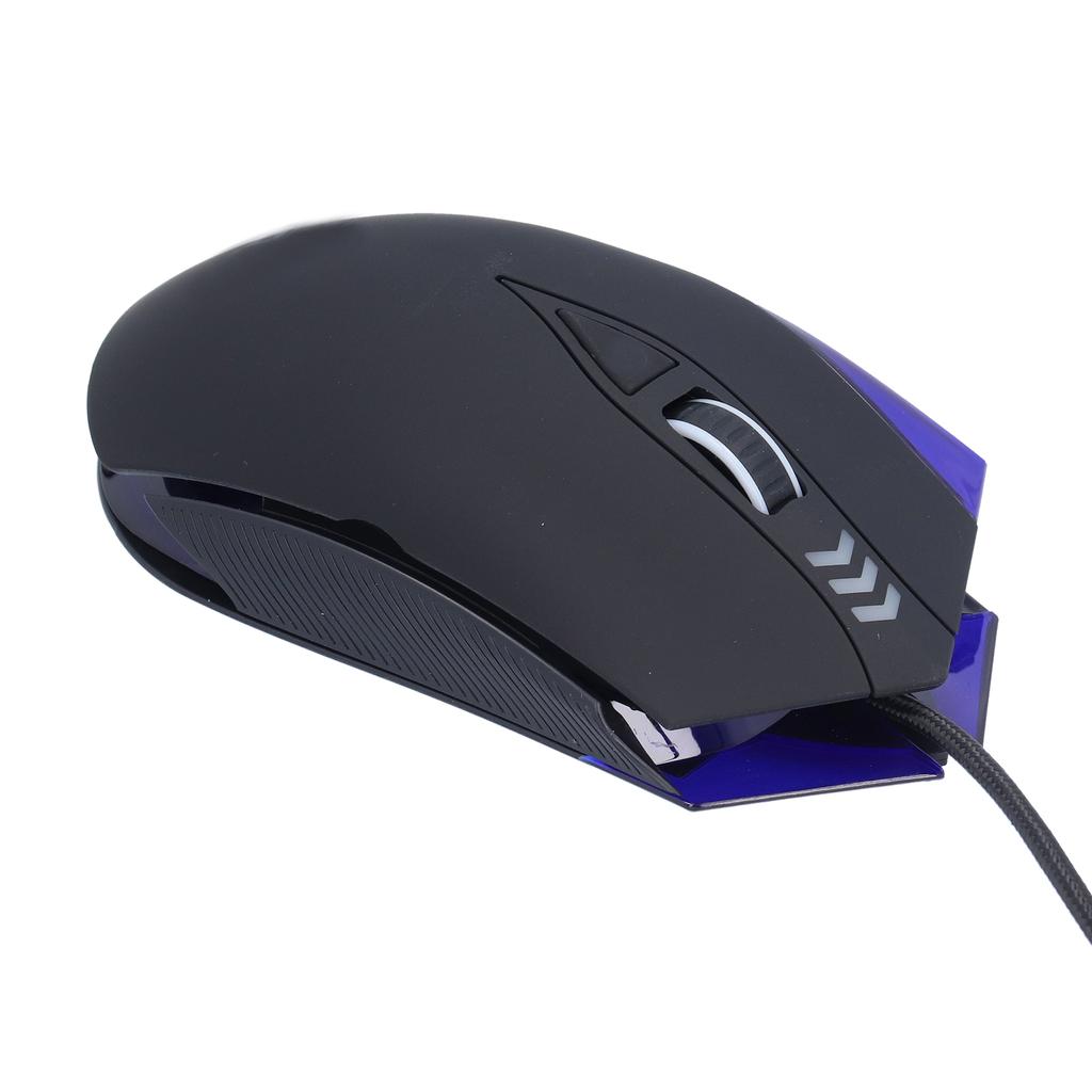 Gaming-Maus USB Tragbar Atmendes Licht 4 DPI Einstellbar Ergonomische Computer-Mäuse für PC Laptop