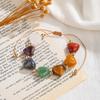 Geometrisches Natursteinarmband mit Herzdesign Handgefertigt Für Sommer 2026 Modeaccessoire Für Damen
