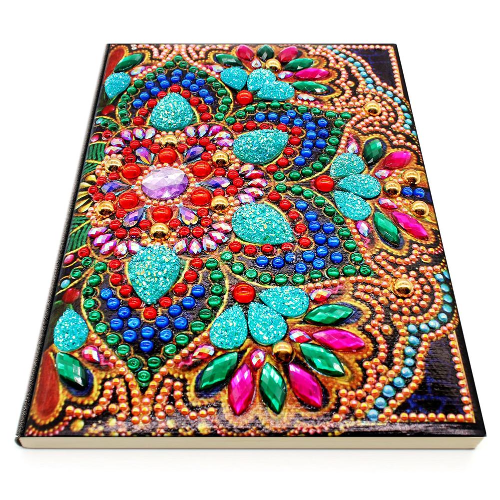 Notebook DIY Mandala Special Shaped Embroidery Cross Stitch Diary Book