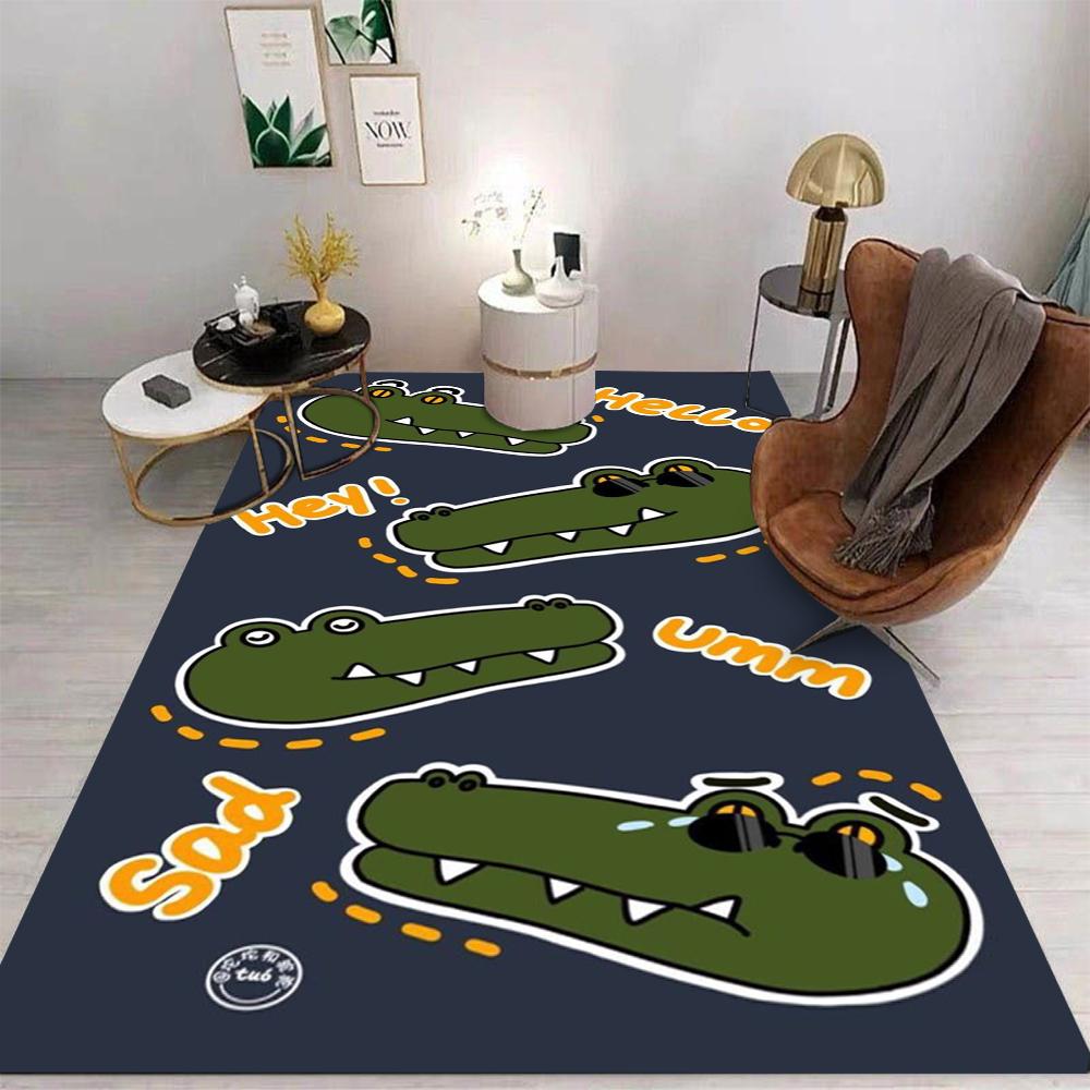 Cartoon Dinosaur Carpet Cartoon Living Room Bedroom Kitchen Sofa Table Balcony Rug Washable Mat Exquisite Home Ornaments
