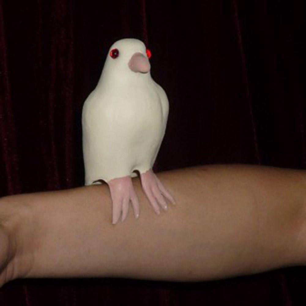 Fake Rubber Dove Latex Dove Magic Tricks Mentalism  Super Latex Dove   Stage Accessory