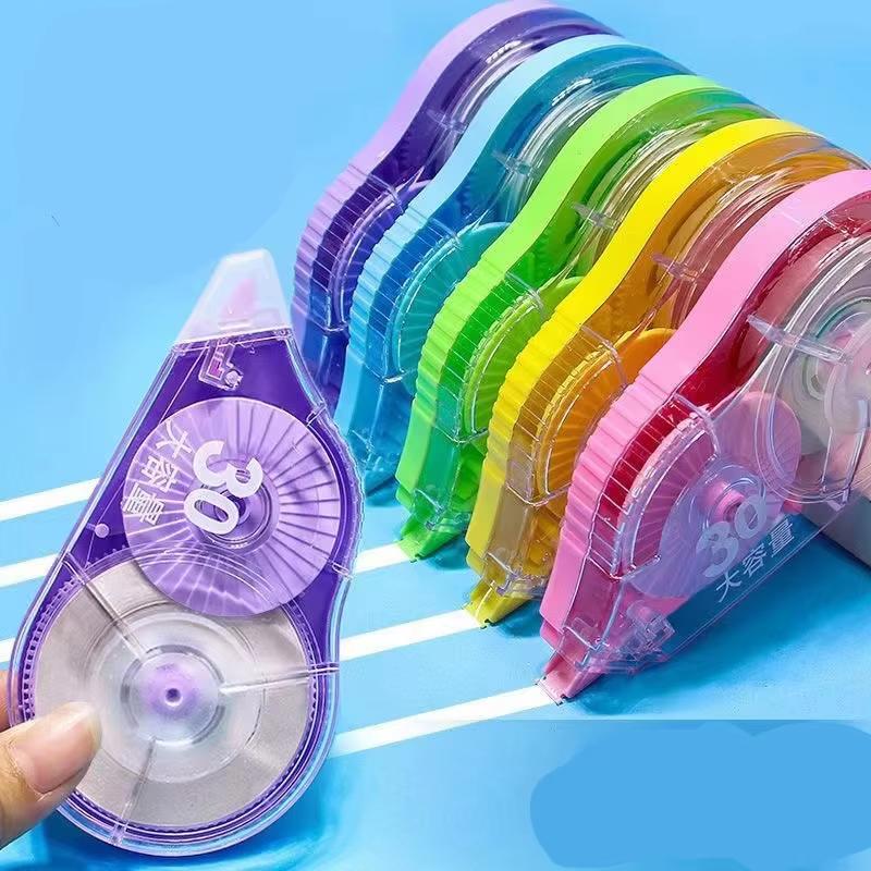 Correction Tape 6 Packs 72 Meters In Total Affordable Packs Large Capacity Correction Tape Student Correction Tape White