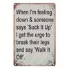Vintage Metal Tin Sign Garden Humor Plaque Yard Art Decoration 20x30cm