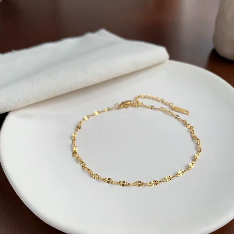 

S925 стерлингового серебра минималистский браслет на щиколотку в виде губы женский корейский стиль простой особый дизайн сексуальные украшения для ног 925