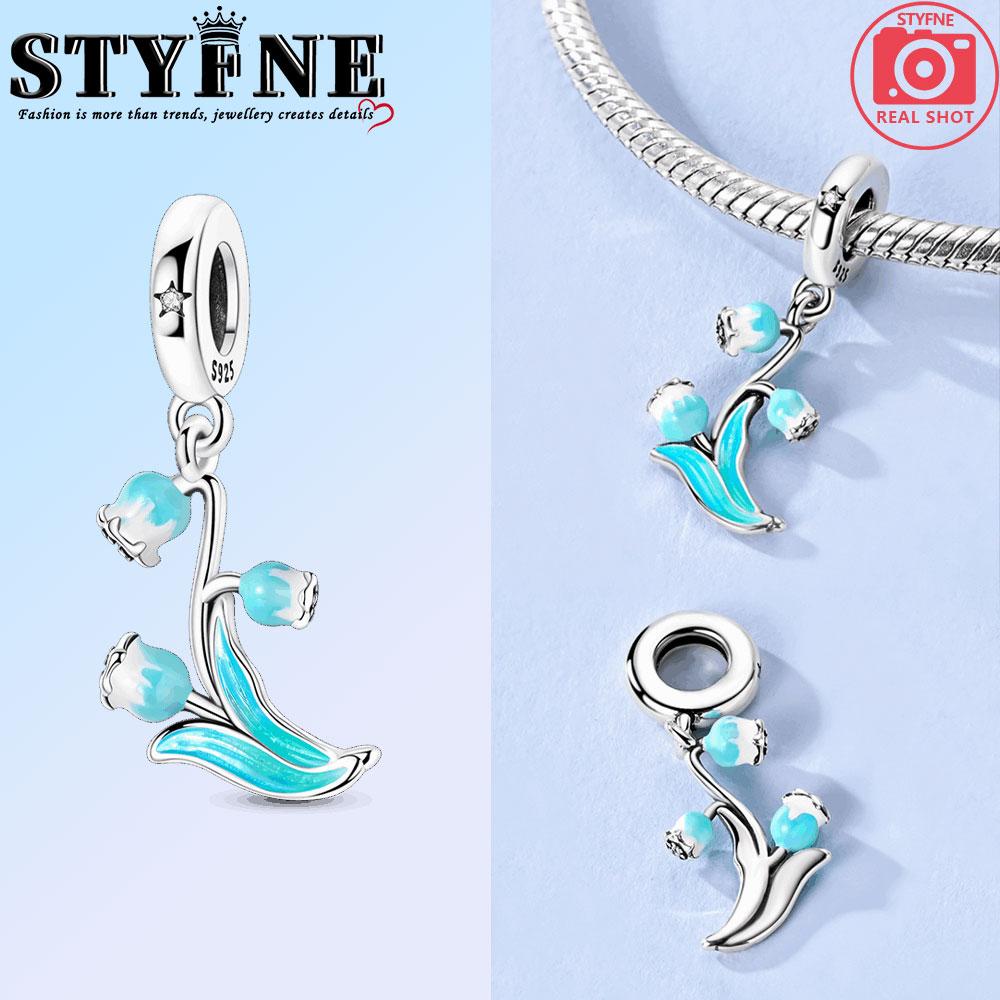 Copper Green Turtle Hugging Blue Heart Tulips Charms Beads Pendant For Original Bracelet Woman Girl Jewelry