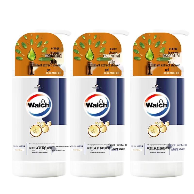 

Walch Orange Blossom Essential Oil Shower Gel (3x600ml)