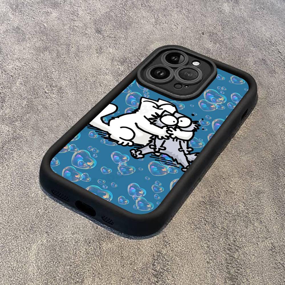 Cute S-Simons Cat For IPhone 17 16 15 14 13 12 11 Pro Max Plus Phone Case Covers