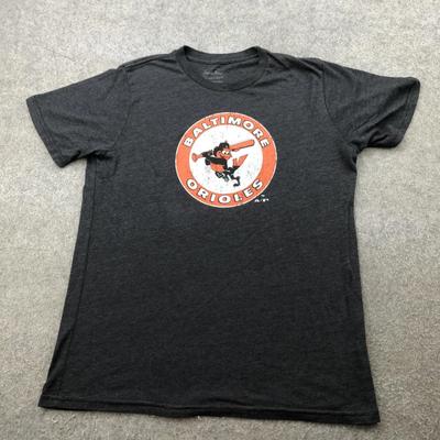 Baltimore Orioles Shirt Mens XL Gray MLB Baseball Majestic Threads Tee