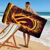 Brisbane Broncos Print Beach Towel, Large Soft Quick Dry Towel for Beach Camping Swimming