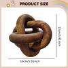 3 Link Chain Decor Coffee Table Minimalist Boho Geometric Decorative Knot for Bedroom