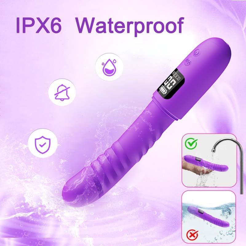 Digital Display Telescopic Vibrator Clitoris G-spot Stimulator Female Squirt Masturbation Massager Adult Toy