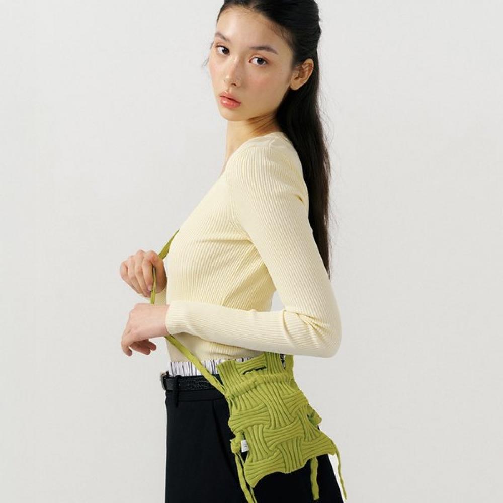 Pleatsmama Mini Crossbow Bag Olive