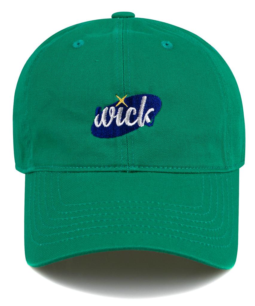 Wig W Round Star Washed Ball Cap - Green