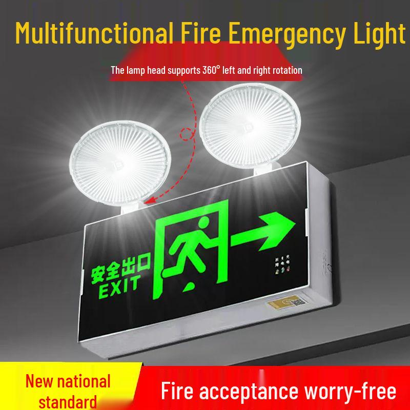 Two-in-One LED Emergency Fire Exit Light