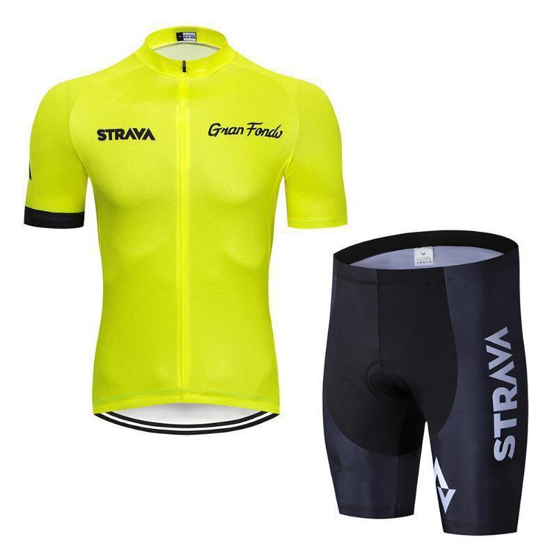Exclusive STRA Cycling Clothes Short-sleeved Suits Braces Pants Team Version Factory