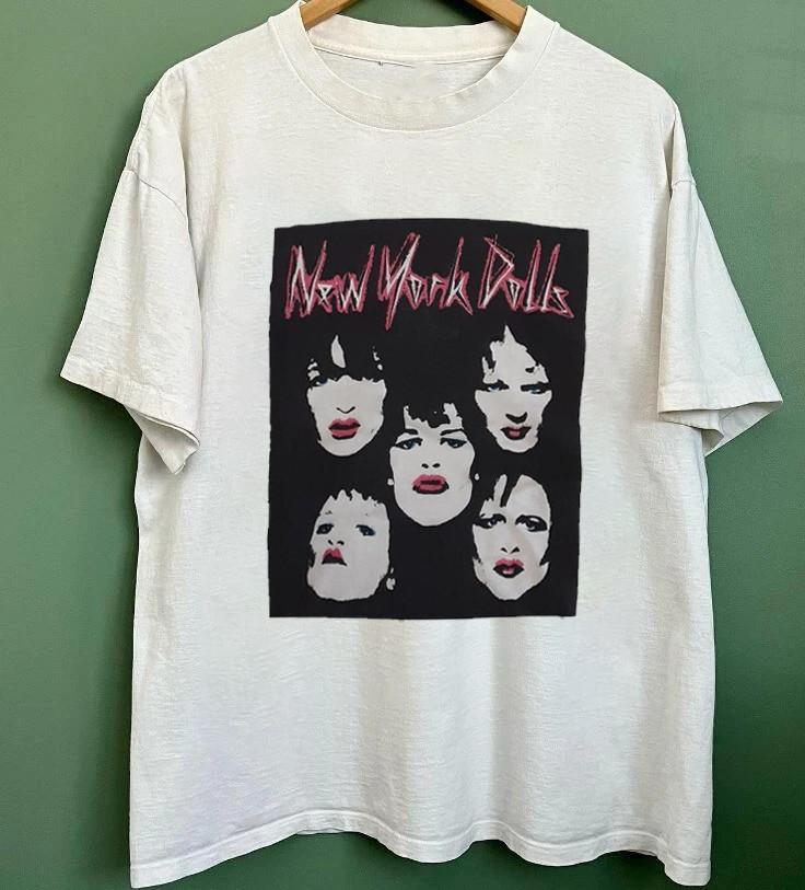 Rare New New York Dolls Band White S-5XL Unisex Shirt TT466 Unisex T-Shirt XL