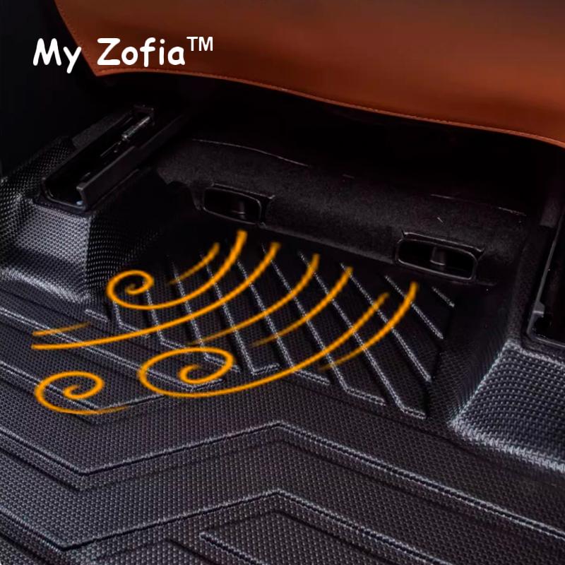For Xpeng XiaoPeng G9 2023 2024 2025 Left Hand Driving Custom Car Floor TPE Mat Carpet Styling Interior Parts Accessorie