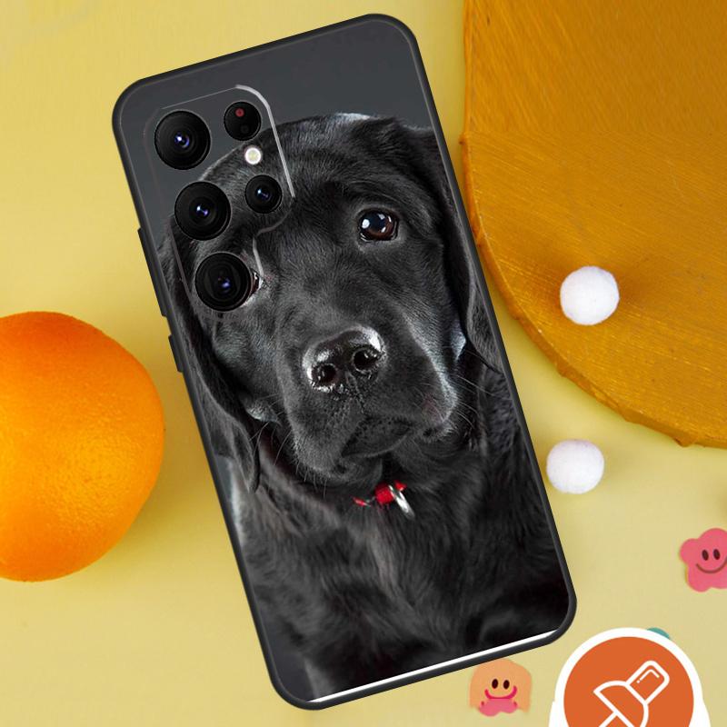 Labrador Puppy Dog Phone Case For Samsung Galaxy S25 Ultra S24 S23 S22 S21 Ultra S9 S10 Plus S20 FE Funda Cover