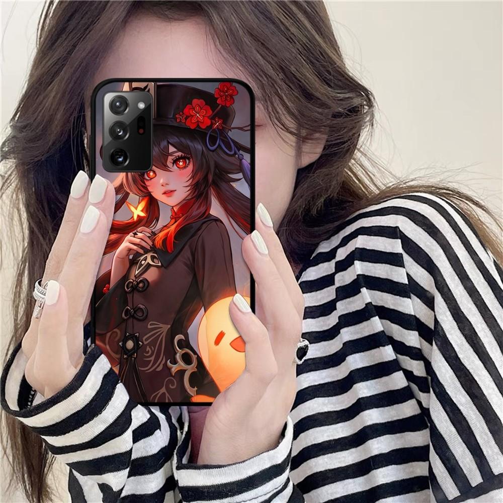 Genshin Impact Hu Tao Phone Case For Samsung Note 8 9 10 20 Pro Plus Lite M 10 11 20 30 21 31 51 A 21 22 42 02 03