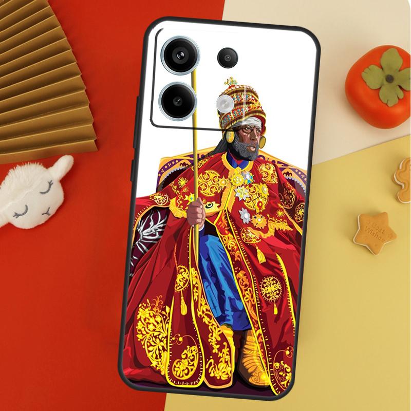 Emperor Menelik Ii Of Ethiopia Adwa Case For Xiaomi Redmi 14C 13C 10C 12C Redmi Note 9S 10S 11S 12S 9 10 11 12 13 14 Pro Cover