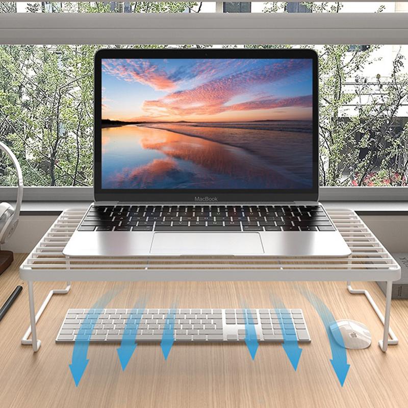 Foldable Laptop Stand Desktop Pc Computer Monitor Riser Reducing Neck Strain Storage Cooling Notebook Stand For Macbook Air Pro
