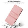 For Samsung Galaxy S25 Case Wallet Skin-Touch Leather Imprinted Phone Cover