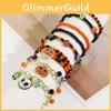 Hot Selling Halloween Pumpkin Skull Pendant Bracelet Set For Women