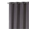 Rideau - EDEN - Absolu - 140 x 260 cm - Microfibre - Anthracite