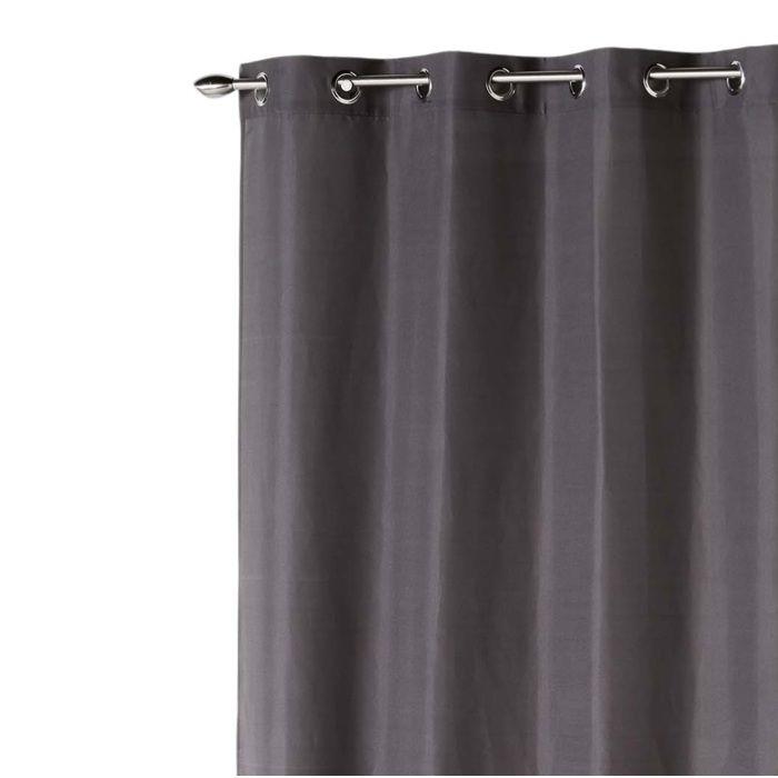 Rideau - EDEN - Absolu - 140 x 260 cm - Microfibre - Anthracite