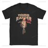 Tomb Raider 2 Lara Croft Explorer Unisex Cotton T Shirt 90s PC Game Temple Relic Round Collar S