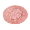 Cup Mat Highly Absorbent Braided Drink Coaster Solid Color Heat-Resistant Reusable Woven Coaster Cup Pad