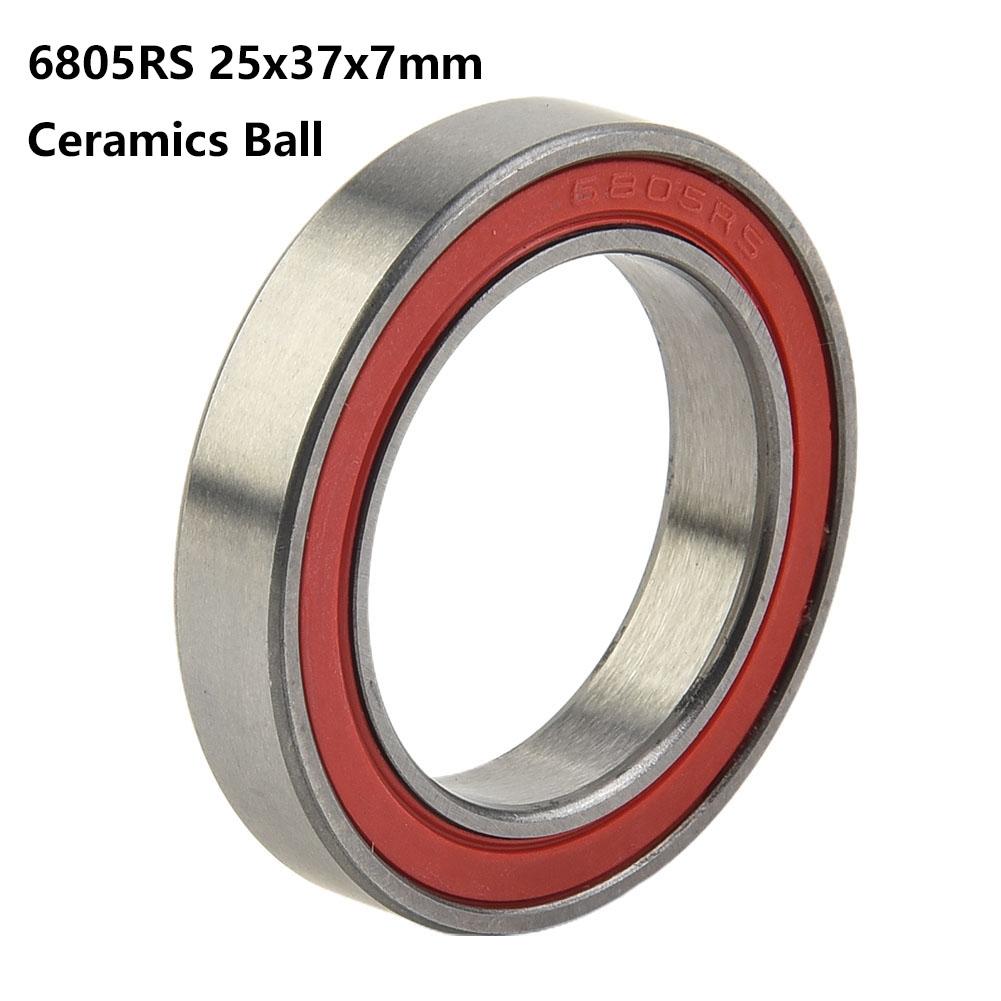 19g Ceramic Bearing 25x37x7mm Silver+Red Steel+Ceramic