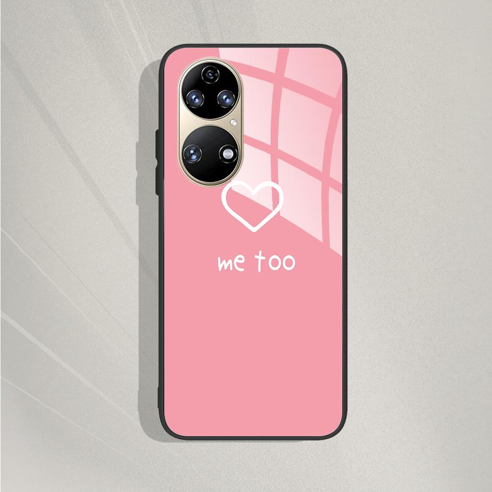 Pro Huawei P50 Pro Pouzdro P50E P 50 Luxusní tvrzené sklo Kryt telefonu Pro Huawei P50 Zadní kryt Módní ochranné TPU Coque P50Pro