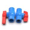20/32/40/50/63/75/90/110mm Vanne à boisseau sphérique bleue en PVC Raccord de tuyau Vanne à boisseau sphérique Aquarium Bac à poissons Connecteurs d'irrigation de jardin Raccords