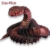 3D-printede Dyr Leketøy Flerleddet Bevegelig Dinosaur Slange Fidget Leketøy Voksne Autisme Stresslindrende Leker Skrivebordsdekor Barn Gave