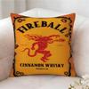 Fireball Cinnamon Whisky Pillow Case Pillowcase, Double-sided Printed, Sofa Cushion, Bedroom Headboard Pillow