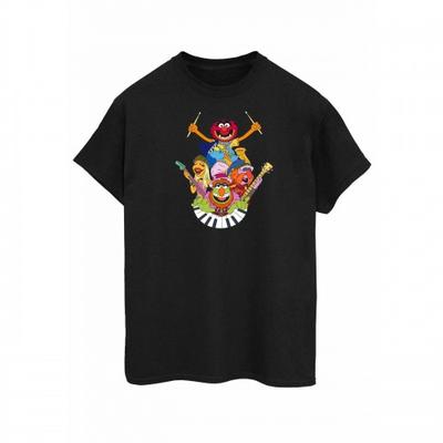 Damen/Damen The Muppets Dr Teeth And The Electric Mayhem Boyfriend-T-Shirt aus Baumwolle