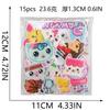 Little Girl Embroidery Cloth Sticker Pet Kitten Patch Sticker Clothes Decoration Cartoon Kitten Computer Embroidery Chapter Sticker